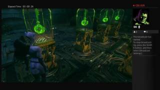 Batman Arkham Knight side mission game play. Keaton skin.