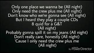 Example - All Night (Lyrics)