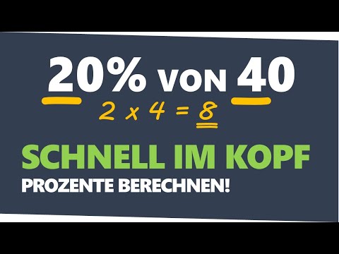 PROZENTE schnell berechnen | 3 TRICKS mit denen das im Alltag klappt! #stud3s