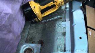 Making a Toyota 4runner fuel pump access hatch part 1