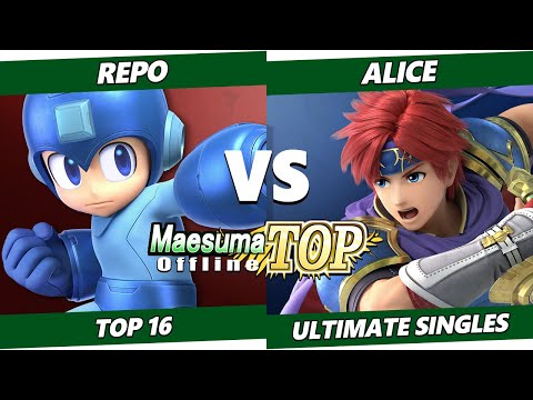MaesumaTOP #10 - Repo (Mega Man) Vs. alice (Roy) SSBU Ultimate Tournament