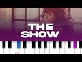 Lenka - The Show (piano tutorial)