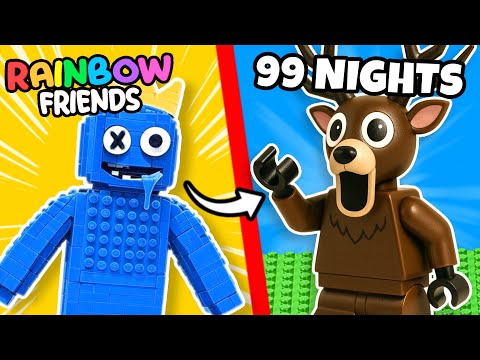 I built SCARY ROBLOX GAMES in LEGO…