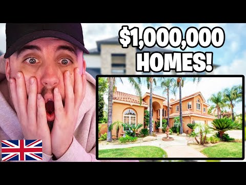 Brit Reacts to What A $1 Million Dollar House Looks like Across America!