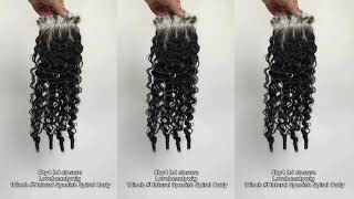 lovebeautywig | 18inch 4×4HD Spanish Spiral Curly Human Hair Closure#hdlaceclosure #laceclosure