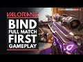 VALORANT | BIND - First Full Match Gameplay w/ Phoenix