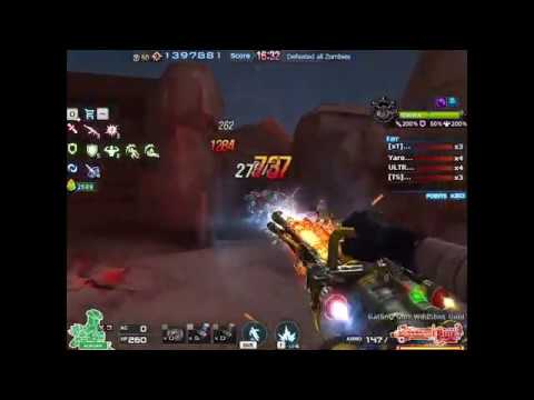 CrossFire NA : Testando a nova Gatling Gun / Wildshot Gold - Modo ZM.