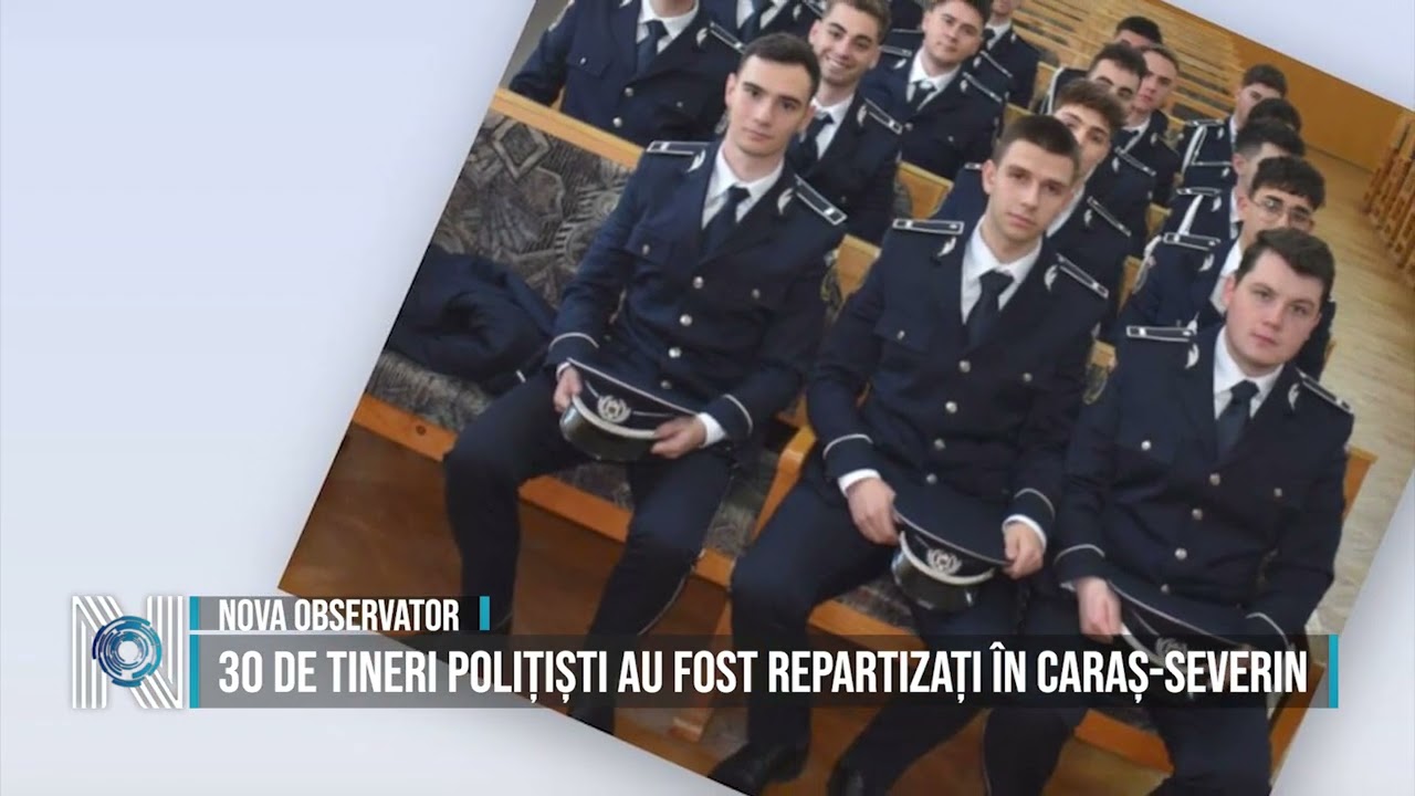 30 de tineri polițiști au fost repartizați în Caraș-Severin
