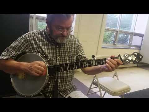 Lazy John with lyrics, clawhammer banjo