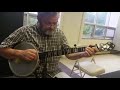Lazy John with lyrics, clawhammer banjo
