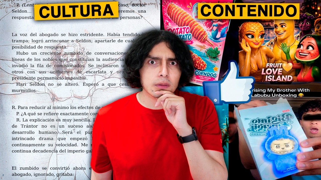 "Ya no tenemos CULTURA... Tenemos CONTENIDO"