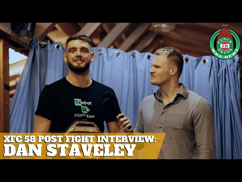 XFC 58: Post-fight interview with Daniel Staveley after he claimed the XFC amateur WW Title