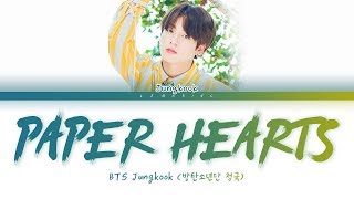 Download lagu BTS Jungkook - Paper Hearts (Cover) (방탄소년단 정국 - Paper Hearts) [Color Coded Lyrics/Han/Eng/가사] mp3