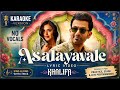 Asalayavale Karaoke No Vocal Khalifa Sid Sriram Karaoke With Lyrics HD