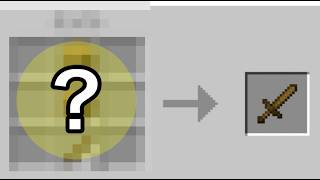 【超簡単】木の剣の作り方【マインクラフト】