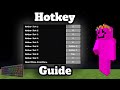 Hotkey Guide For Minecraft PVP