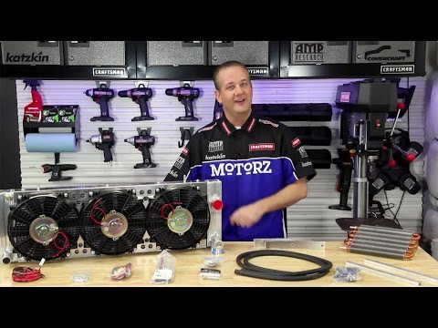 Flex-a-Lite Aluminum Radiator Electric Fan & Transmission Cooler Jeep Cherokee