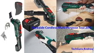 Parkside Cordless Multi Purpose Tool 20V PAMFW 20 Li B2 TESTING
