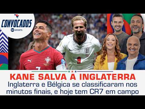 HOJE TEM CR7! TAYNAH, BECHLER, VSR E HENNING DEBATEM CLASSIFICAÇÃO HEROICA DE INGLATERRA E BÉLGICA