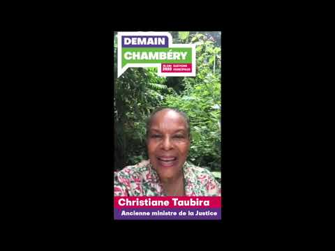 Christiane Taubira apporte son soutien à Demain Chambéry