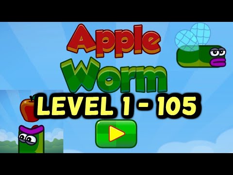 APPLE WORM ALL 105 LEVELS 1 - 105 Guide How to Complete Walkthrough