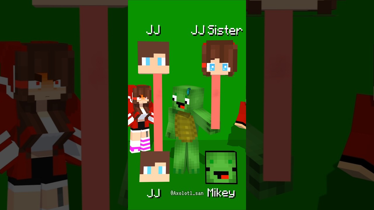 Mikey Choose JJ or Mikey 🤔 - MAIZEN Minecraft Animation #shorts