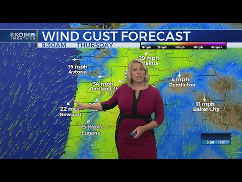 5 p.m. Tuesday evening forecast KOIN 6 News May 7, 2019