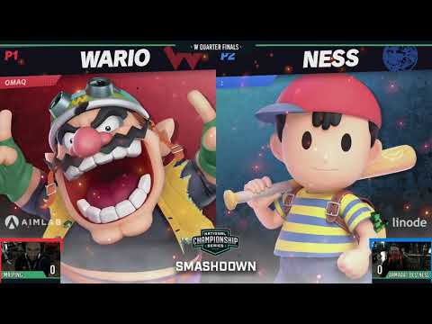 Smashdown Minor (Oct. '19) - Mr. Ping (Wario) Vs. Armada|BestNess (Ness, Palu) - W Quarter Finals