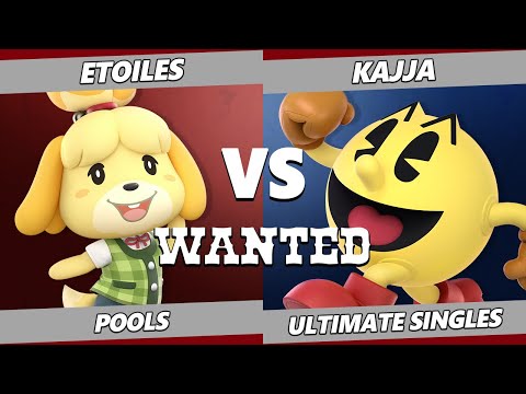WANTED S5 C2 - Etoiles (Isabelle) Vs. Kajja (Pac-Man) SSBU Ultimate Tournament