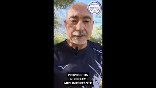 PROPOSICIÓN NO DE LEY MUY IMPORTANTE