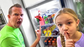 Elf on the Shelf Pranks Our Dad for 24 Hours!!!