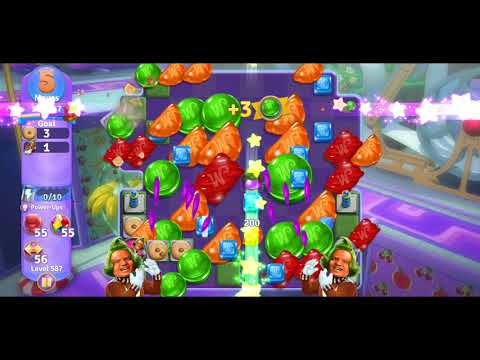 Willy Wonka's World of Candy Level 587 Complete - No Hacks (Android/IOS)