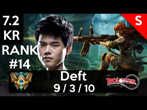 7.2 Gameplay - KT Deft (Caitlyn) 9-3-10