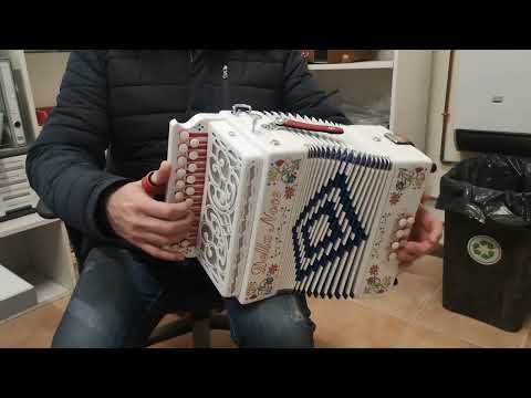 Organetto Della Noce 8 bassi in Sol/Do Musette