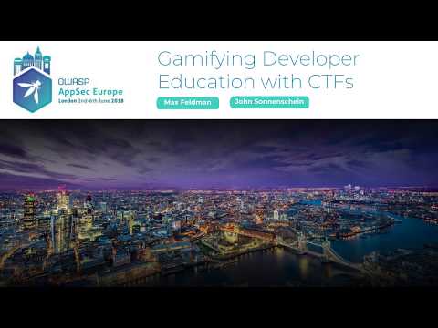 Image thumbnail for talk Gamifying Developer Education with CTFs