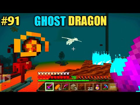 ROCK INDIAN GAMER - #91 | Minecraft | Ghost Dragon Fight With Oggy And Jack | Minecraft Pe | In Hindi |Rock Indian Gamer