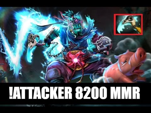 !Attacker 8200 MMR Playing Storm Spirit  with Scythe of Vyse
