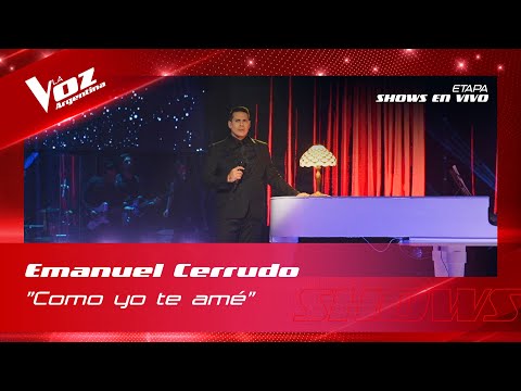 Emanuel Cerrudo - "Como yo te amé" - Shows en vivo 16vos - La Voz Argentina 2022
