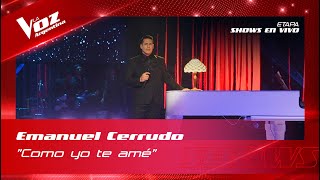 Emanuel Cerrudo - &quot;Como yo te amé&quot; - Shows en vivo 16vos - La Voz Argentina 2022
