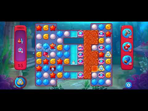 Fishdom Hard level 10623 no boosters フィッシュダム ハード