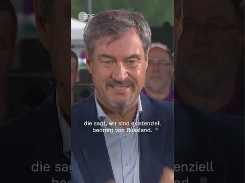 Markus Söder (CSU): "Bundeswehr ist zentral wichtig" | #Short #Shorts #söder