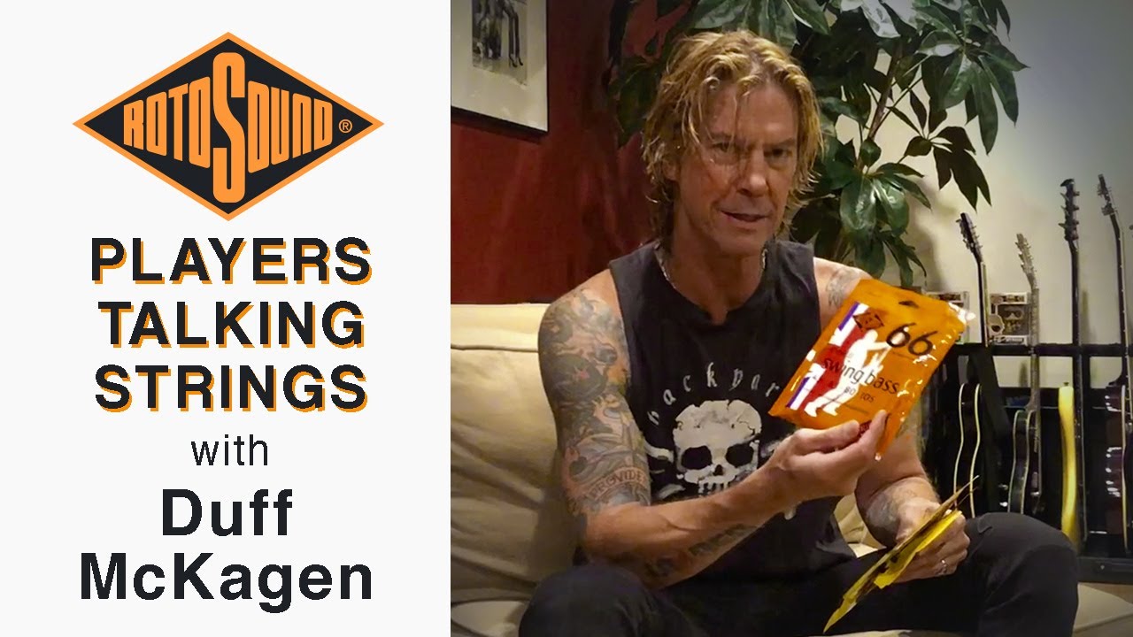 Duff McKagan Talks About Rotosound Bass and Guitar Strings - YouTube