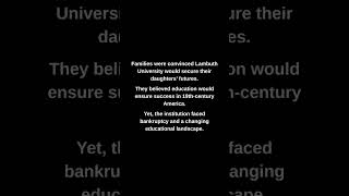 Families were convinced Lambuth University would secure their daughters' futures.