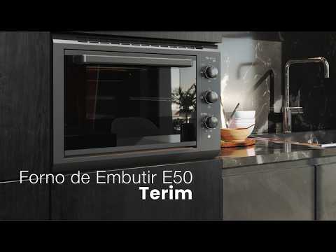 Video thumbnail of Forno Elétrico de Embutir Terim 50L Preto - Grill E50