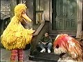 Sesame Street Big Bird Teaches Barkley Some Tricks