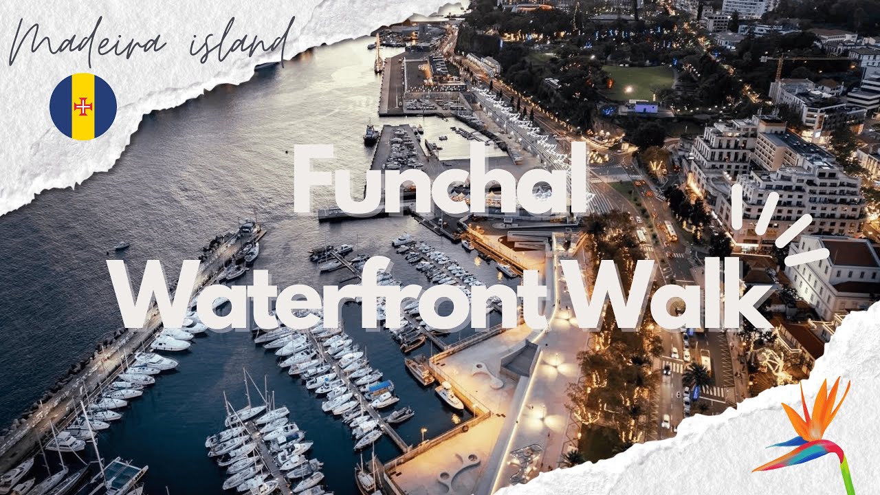 Embark on a walking tour around Funchal Waterfront Promenade.