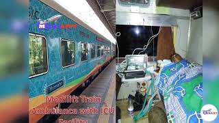 Medilift Train Ambulance from Patna to Mumbai with Doctor Facility