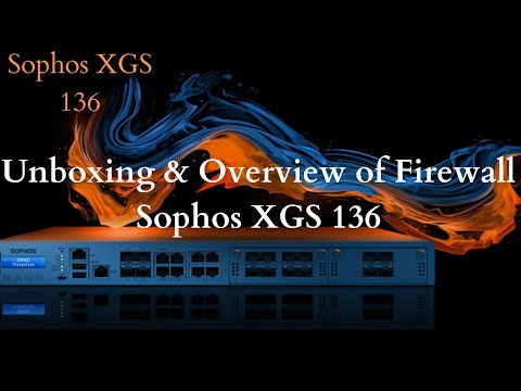 Sophos Xgs 136 Firewall, 1000 Mbps