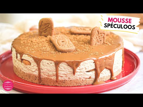 Speculoos mousse cake