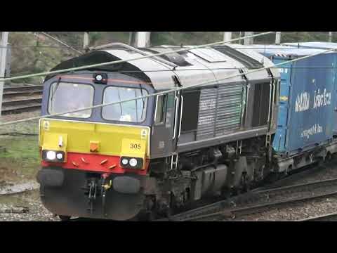 66305 4M44 Mossend to Daventry at Casey La on 14-10-11